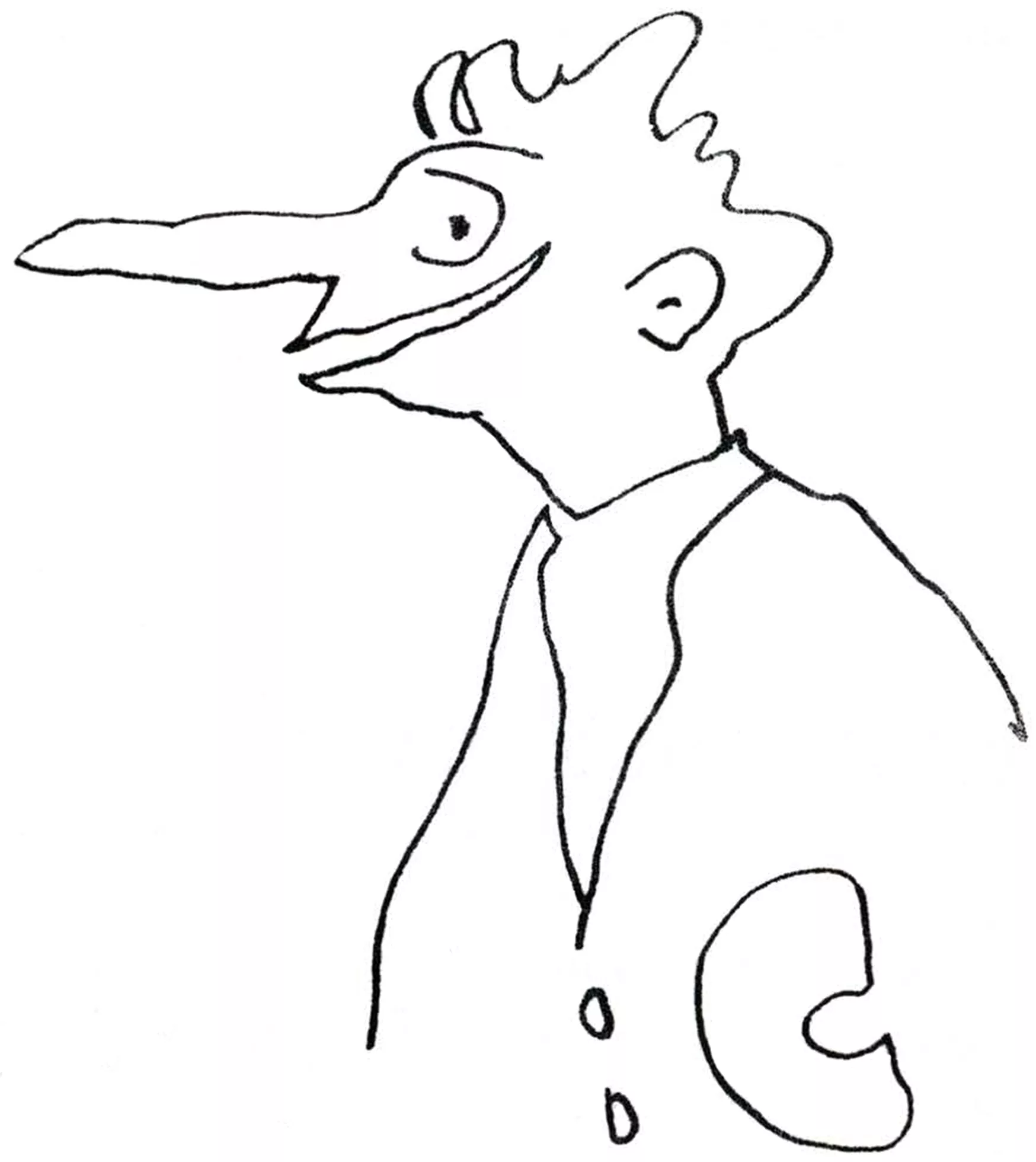 5 - Drawing - Judith