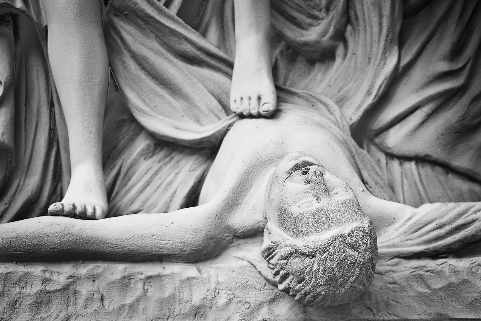 A Figure In Black And Gray