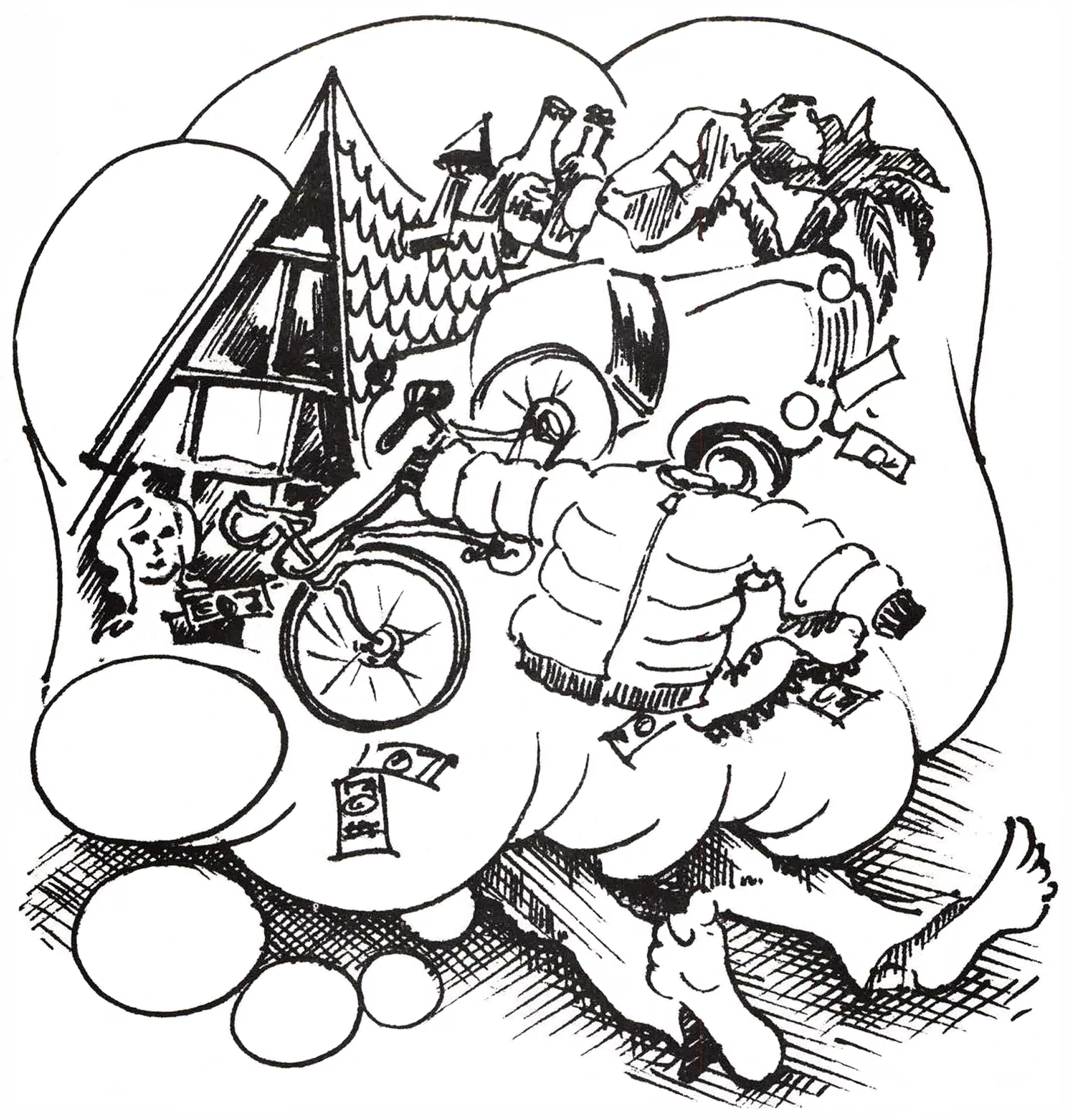 7 - Drawing - Dorn