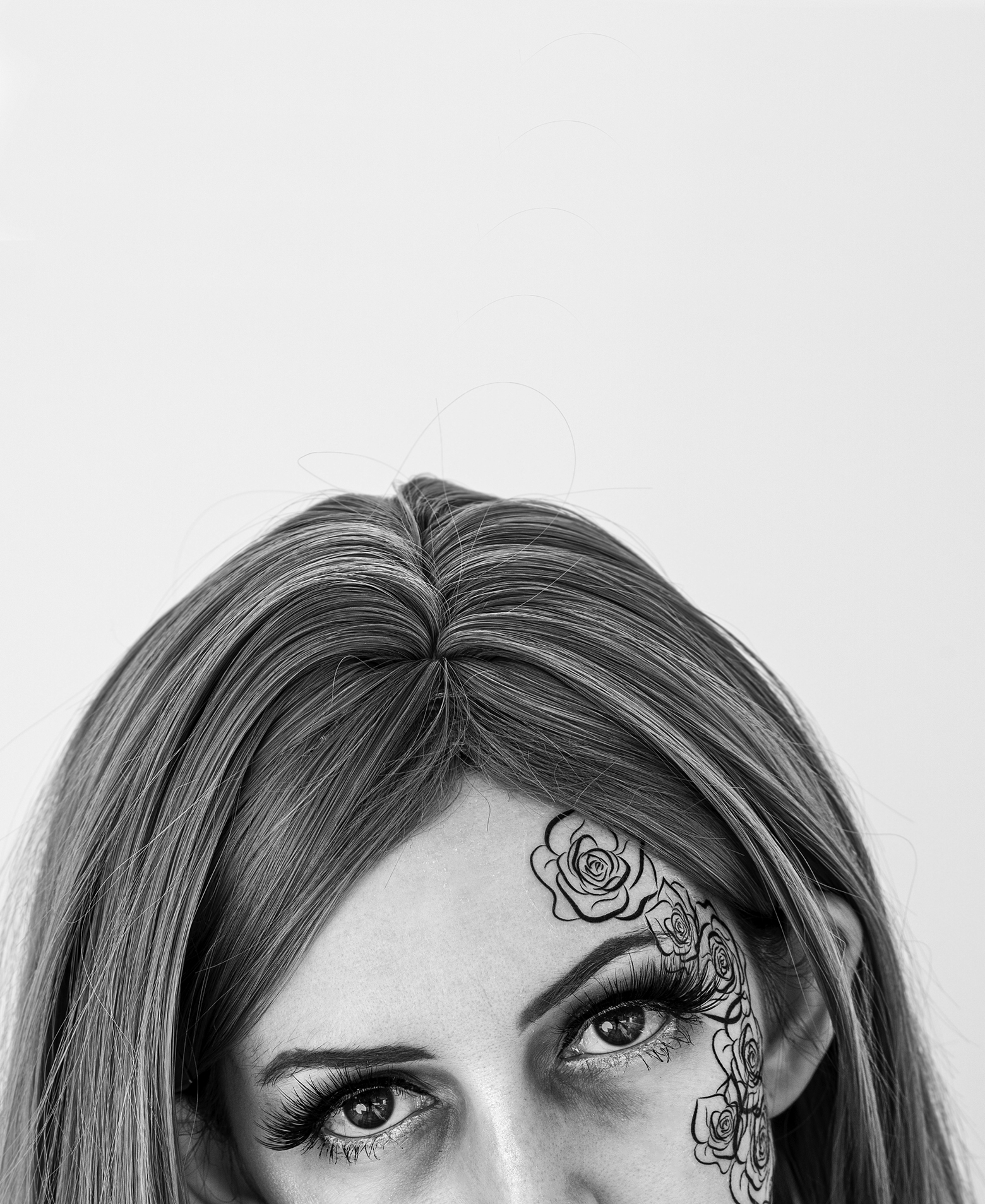 Partial-face portraits of interesting characters on the streets of various California cities