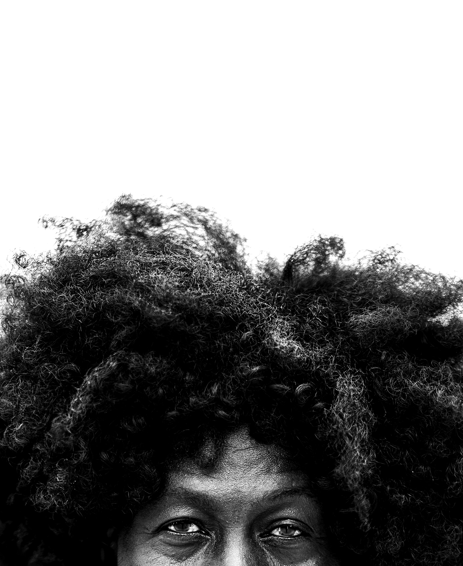 Partial-face portraits of interesting characters on the streets of various California cities