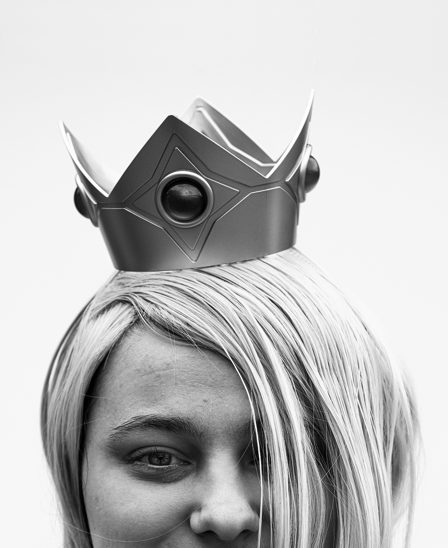 Partial-face portraits of interesting characters on the streets of various California cities