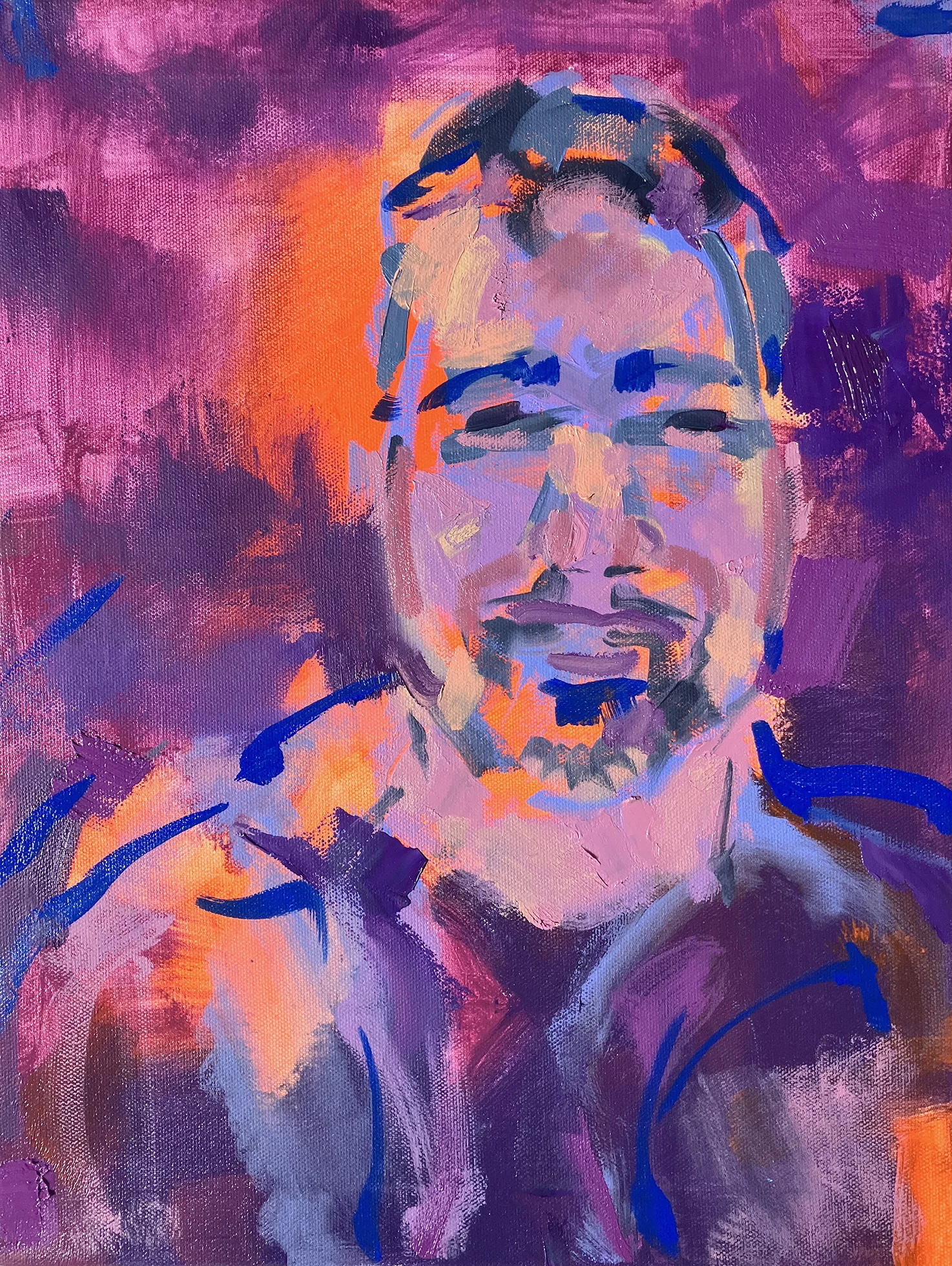 Painted portrait of John Paul Scotto